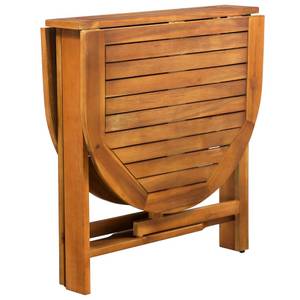 Garten-Essgruppe (5-teilig) 3086969 Braun - Massivholz - Holzart/Dekor - 70 x 74 x 120 cm