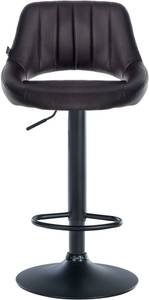 Tabouret de bar Milet Lot de 2 Marron