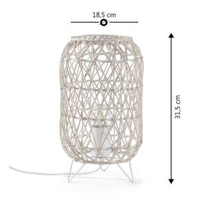 Lampe à poser Yoki en rotin naturel Beige - Rotin - 18 x 31 x 18 cm