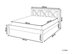 Lit double TANNAY Largeur : 169 cm