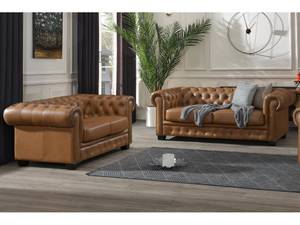 Couchgarnitur BRENTON 2er-Set Braun