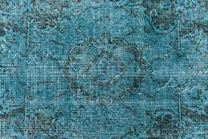 Tapis Ultra Vintage CDXCIII Bleu - Textile - 163 x 1 x 272 cm