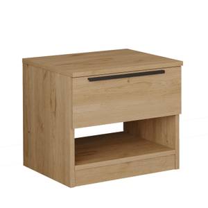 Nachttisch LOREL NS50 1D Beige - Holzwerkstoff - Kunststoff - 50 x 45 x 42 cm