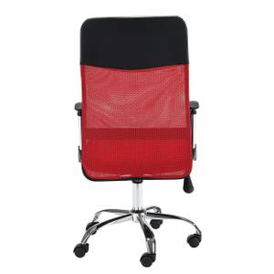 Fauteuil de bureau OCF-7 Rouge Noir - Rouge