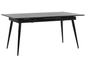 Table de salle à manger MALDON Noir - Bois manufacturé - 90 x 76 x 160 cm