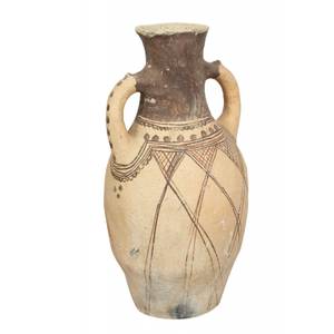 Vase SAHARA III Braun - Keramik - Stein - 24 x 54 x 27 cm