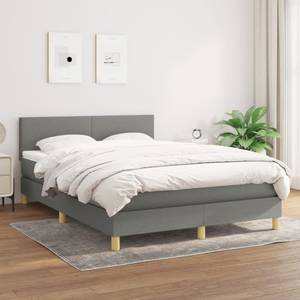 Boxspringbett 3017288-3 Dunkelgrau - Tiefe: 193 cm