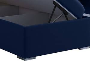 Boxspringbett MORI Blau - Breite: 160 cm - H3