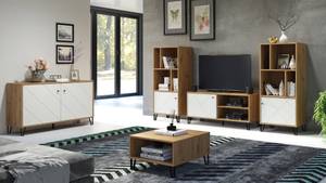 Sideboard Touch Braun - Holz teilmassiv - 123 x 76 x 40 cm