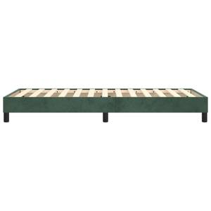 Cadre de lit 3016030-2 Vert foncé - 203 x 25 cm