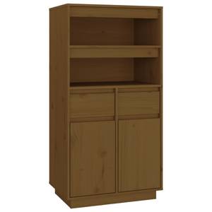 Highboard DE7689 Massivholz - 40 x 117 x 60 cm