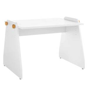 Bureau Minimo MDF - Blanc / Chêne naturel