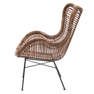 Fauteuil JAKARTA Marron - Métal - 68 x 92 x 78 cm