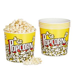 Popcorn Eimer wiederverwendbar 6er Set Anzahl Teile im Set: 6