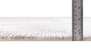 Tapis Davos Flawless Blanc crème - Gris - 62 x 120 cm