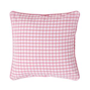 Gingham-Kissenbezug Pink - 45 x 45 cm