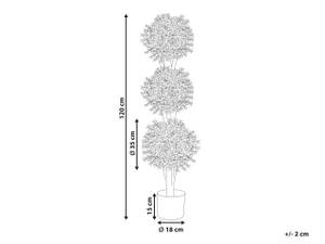 Kunstpflanze BUXUS BALL TREE 35 x 120 x 35 cm