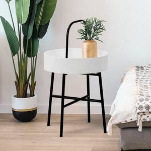 Table auxiliaire Jaipur Blanc