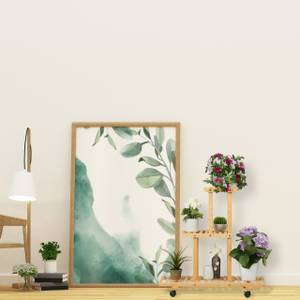 Étagère à plantes en bambou Marron - Bambou - 81 x 82 x 36 cm