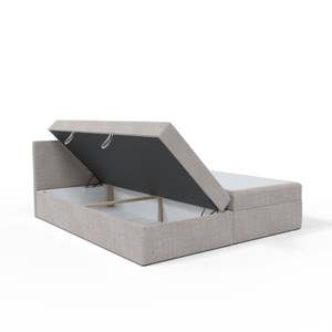 Boxspringbett Doppelbett Menorca Hellgrau - Breite: 140 cm