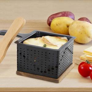 Einzel-Kerzenraclette Metall - 17 x 7 x 10 cm