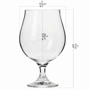 Krosno Brewery Biergläser Set Glas - 9 x 20 x 9 cm