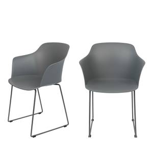 Lot de 2 fauteuils de table Tango Gris