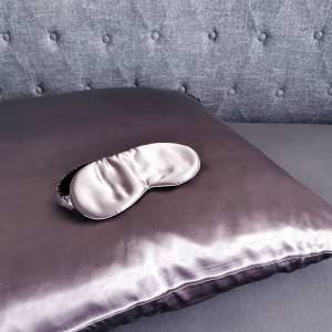 BEAUTY SLEEP SET S Kissenbezug + Maske Violett - Textil - 50 x 1 x 75 cm