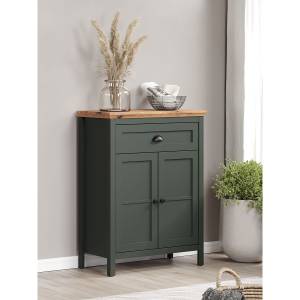 Commode Stanton Vert - Bois manufacturé - 39 x 102 x 77 cm