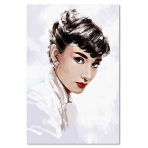 Wandbild Audrey Hepburn 70 x 100 cm