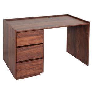 Schreibtisch J78 Braun - Holz teilmassiv - 121 x 78 x 60 cm