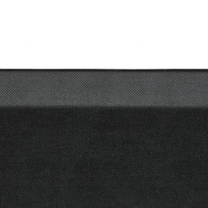 Lot de 3 plateaux de service 46 x 35 cm Noir - Matière plastique - 46 x 2 x 35 cm