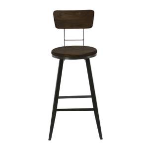 Tabouret de bar Midland Marron - Métal - 41 x 103 x 51 cm