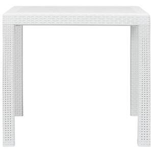 Table de jardin Blanc - Matière plastique - 79 x 72 x 79 cm