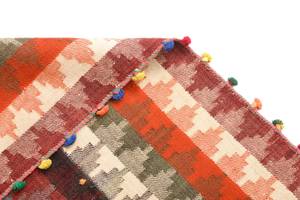 Teppich Jajim CXC Rot - Textil - 143 x 1 x 188 cm