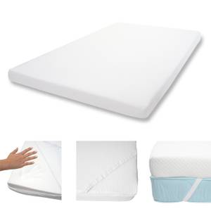 10cm Surmatelas à mousse Memory E63 Largeur : 140 cm