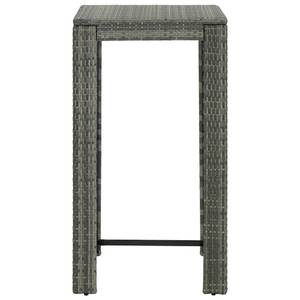 Bar-Set (3-teilig) 3011733-1 Grau - Metall - 61 x 111 x 61 cm