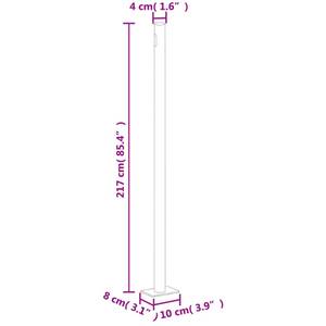 Auvent latéral 3016425-5 Hauteur : 220 cm