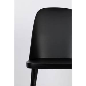 Lot de 2 chaises Pip Noir - Matière plastique - 54 x 85 x 46 cm