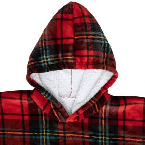 Plaid HOODIE Rot