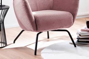 Fauteuil LOTTE Rose foncé