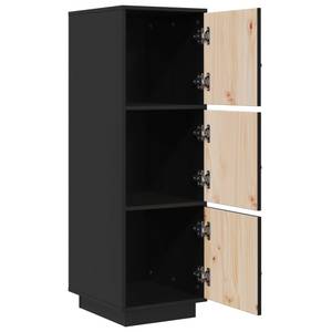 Highboard DE1530 Schwarz - Massivholz - 40 x 109 x 34 cm