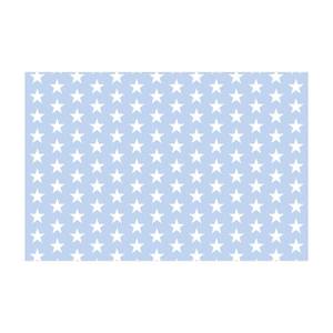 Weiße Sterne auf Blau 300 x 200 cm