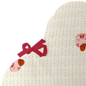 Piggys Tour de lit forme 60x40 cm Textile - 10 x 60 x 40 cm