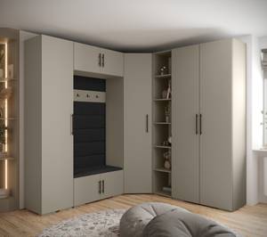 Garderobe Inova 3 Z2 Schwarz - Grau - Schwarz