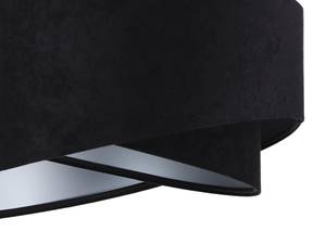 Lampe à suspension MADAN Noir - Gris - Blanc - Métal - Textile - 50 x 25 x 50 cm