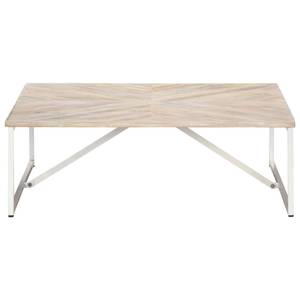 Couchtisch D272 Weiß - Massivholz - 110 x 36 x 110 cm