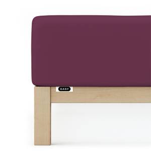 Boxspring Spannbettlaken Jersey Elasthan Violett - Breite: 140 cm