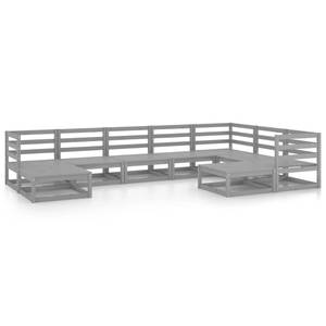 Garten-Lounge-Set (9-teilig) 3009823-1 Grau