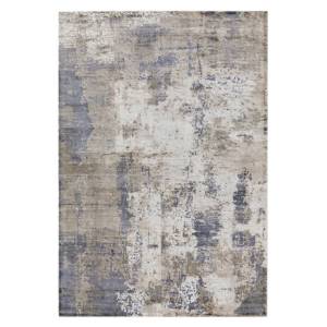 Tapis de salon moderne fait main BYGAT Anthracite - 160 x 230 cm